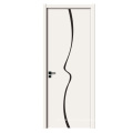 GO-A024 new design wooden door white interior hdf mdf door